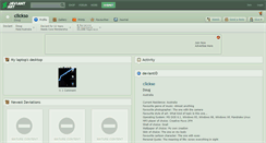 Desktop Screenshot of clickso.deviantart.com