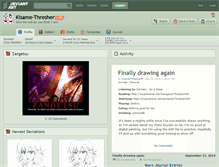Tablet Screenshot of kisame-thresher.deviantart.com