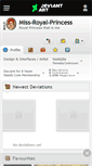 Mobile Screenshot of miss-royal-princess.deviantart.com