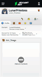 Mobile Screenshot of lunarpriestess.deviantart.com