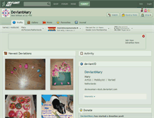 Tablet Screenshot of deviantmary.deviantart.com