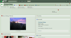 Desktop Screenshot of chrismantplaya.deviantart.com