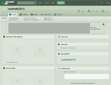 Tablet Screenshot of coolmath2012.deviantart.com