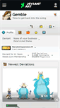 Mobile Screenshot of gemble.deviantart.com