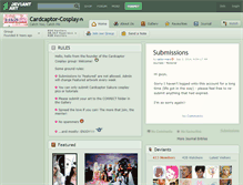 Tablet Screenshot of cardcaptor-cosplay.deviantart.com