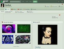 Tablet Screenshot of claudisya.deviantart.com