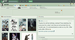 Desktop Screenshot of carrinth.deviantart.com