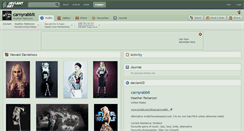 Desktop Screenshot of carnyrabbit.deviantart.com