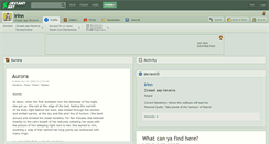 Desktop Screenshot of irinn.deviantart.com
