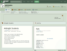 Tablet Screenshot of paintstains.deviantart.com