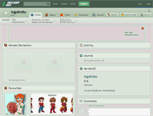 Tablet Screenshot of ingoknito.deviantart.com