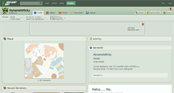 Desktop Screenshot of mynameisnicky.deviantart.com