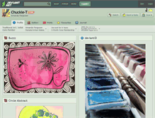Tablet Screenshot of chuckie-t.deviantart.com
