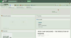 Desktop Screenshot of cajetan.deviantart.com