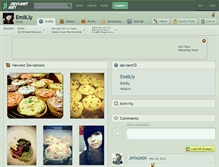 Tablet Screenshot of emiilly.deviantart.com