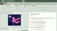 Desktop Screenshot of evinawer.deviantart.com