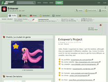 Tablet Screenshot of evinawer.deviantart.com