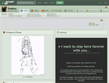 Tablet Screenshot of linakins.deviantart.com