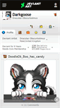 Mobile Screenshot of darkgoose.deviantart.com