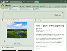 Tablet Screenshot of dartheh.deviantart.com