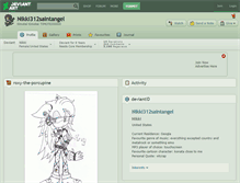 Tablet Screenshot of nikki312saintangel.deviantart.com