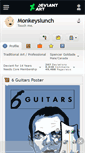 Mobile Screenshot of monkeyslunch.deviantart.com