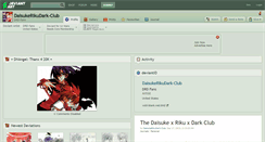 Desktop Screenshot of daisukerikudark-club.deviantart.com