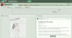 Desktop Screenshot of flames-the-fox.deviantart.com