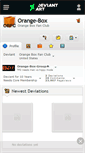 Mobile Screenshot of orange-box.deviantart.com