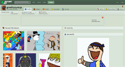 Desktop Screenshot of greatfuzzyninja.deviantart.com