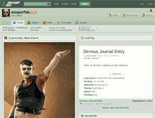 Tablet Screenshot of eoloperfido.deviantart.com