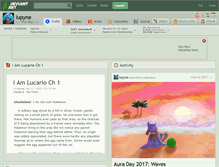 Tablet Screenshot of lupyne.deviantart.com