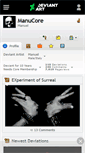 Mobile Screenshot of manucore.deviantart.com