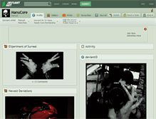 Tablet Screenshot of manucore.deviantart.com