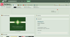 Desktop Screenshot of khashiguana.deviantart.com
