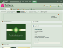 Tablet Screenshot of khashiguana.deviantart.com