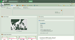 Desktop Screenshot of hardblush.deviantart.com