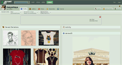 Desktop Screenshot of masyankaya.deviantart.com