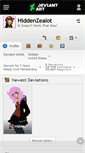 Mobile Screenshot of hiddenzealot.deviantart.com