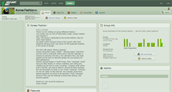 Desktop Screenshot of korea-fashion.deviantart.com