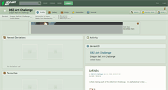 Desktop Screenshot of dbz-art-challenge.deviantart.com