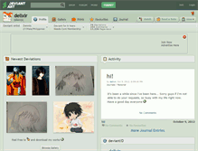Tablet Screenshot of delixir.deviantart.com