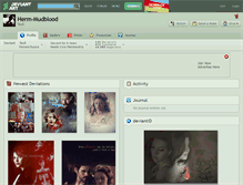 Tablet Screenshot of herm-mudblood.deviantart.com