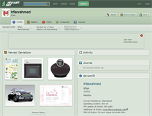 Tablet Screenshot of irfanrahmed.deviantart.com