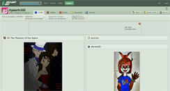 Desktop Screenshot of kyaserin300.deviantart.com