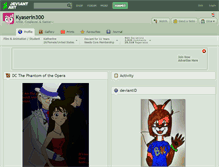 Tablet Screenshot of kyaserin300.deviantart.com