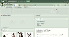 Desktop Screenshot of corteztehraven.deviantart.com