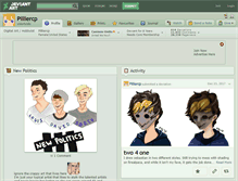 Tablet Screenshot of pilliercp.deviantart.com