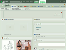 Tablet Screenshot of moovle.deviantart.com