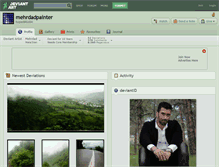 Tablet Screenshot of mehrdadpainter.deviantart.com